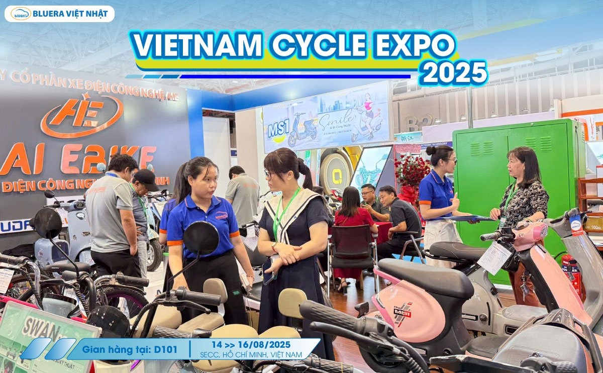 Khám phá gian hàng của Xe điện Bluera Việt Nhật Tại Vietnam Cycle Expo 2025.