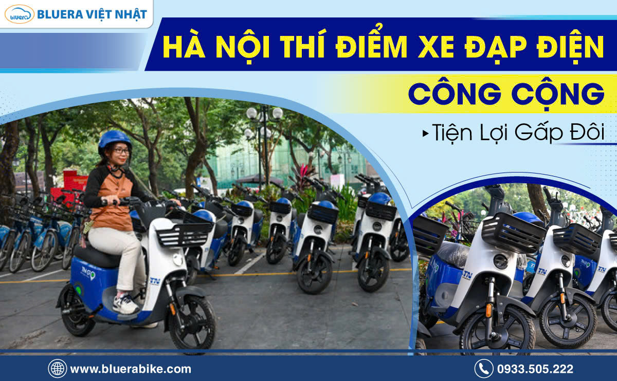 "Sự Kết Hợp Hoàn Hảo": Hà Nội Thí Điểm Xe Đạp Điện Công Cộng, Tiện Lợi Gấp Đôi 1 Hà Nội Thí Điểm Xe Đạp Điện Công Cộng, Tiện Lợi Gấp Đôi