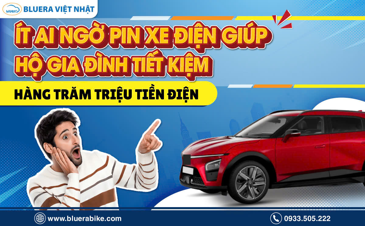 Ít ai ngờ pin xe điện giúp hộ gia đình tiết kiệm hàng trăm triệu tiền điện