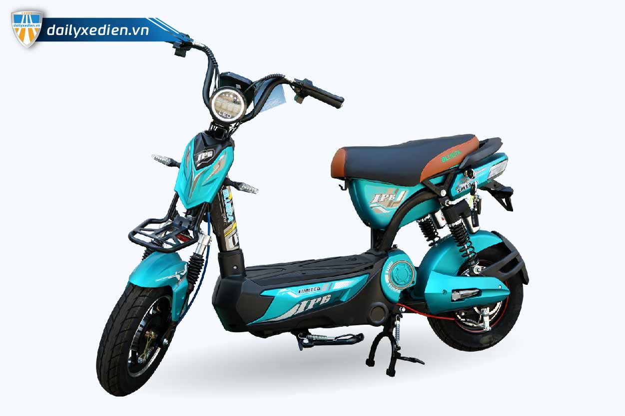 Xe đạp điện Bluera 133 IP6 PRO màu xanh