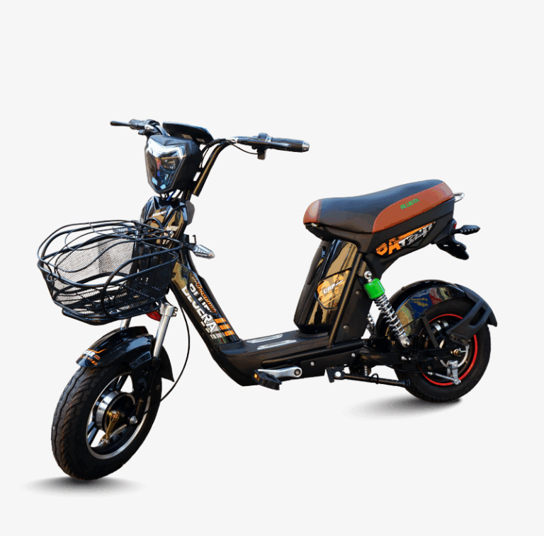 xe đạp điện Bluera Cap Super Max đen bóng