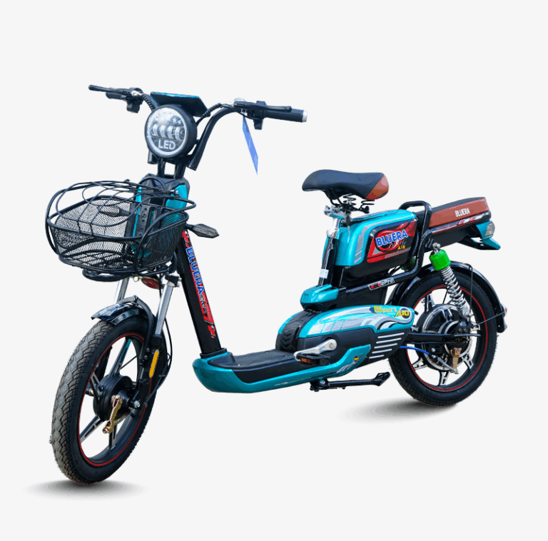 Xe đạp điện Bluera A10 Sport màu xanh ngọc