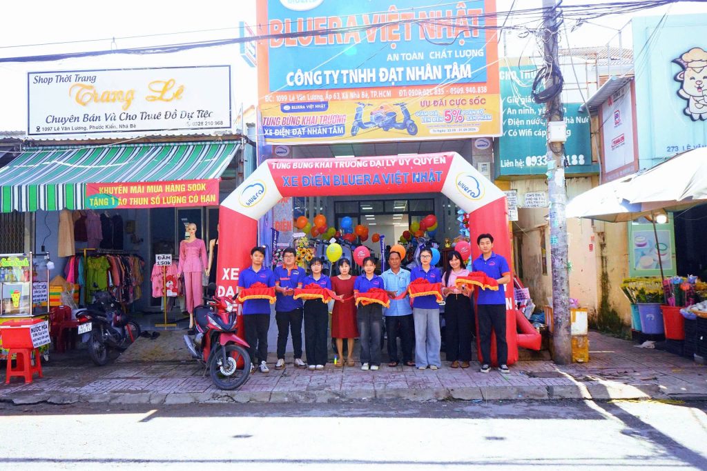 Khai Trương Cửa hàng Xe Điện Chính Hãng Bluera Việt Nhật Đạt Nhân Tâm Vẫn Còn Nhiều Ưu Đãi Đặc Biệt