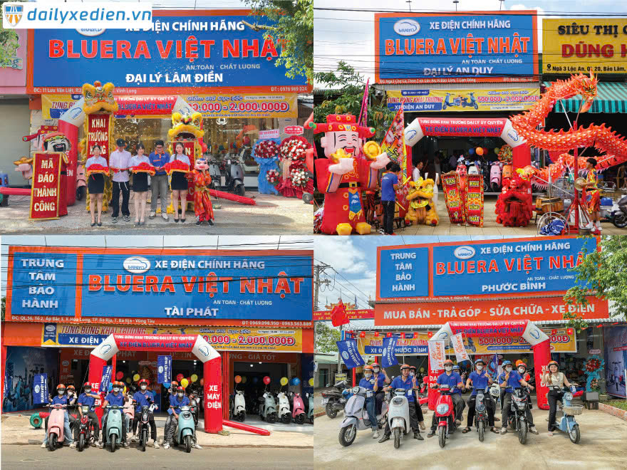 Hình ảnh xe điện Bluera Việt Nhật