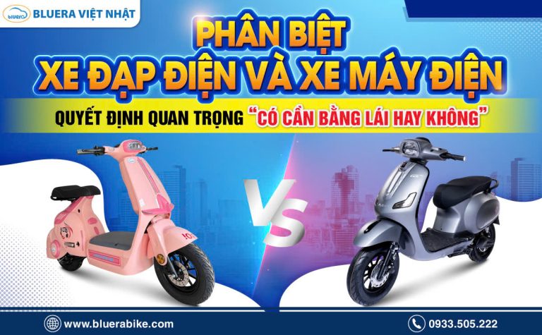 Phân Biệt Xe Đạp Điện Và Xe Máy Điện: Quyết Định Quan Trọng “Có Cần Bằng Lái Hay Không?”