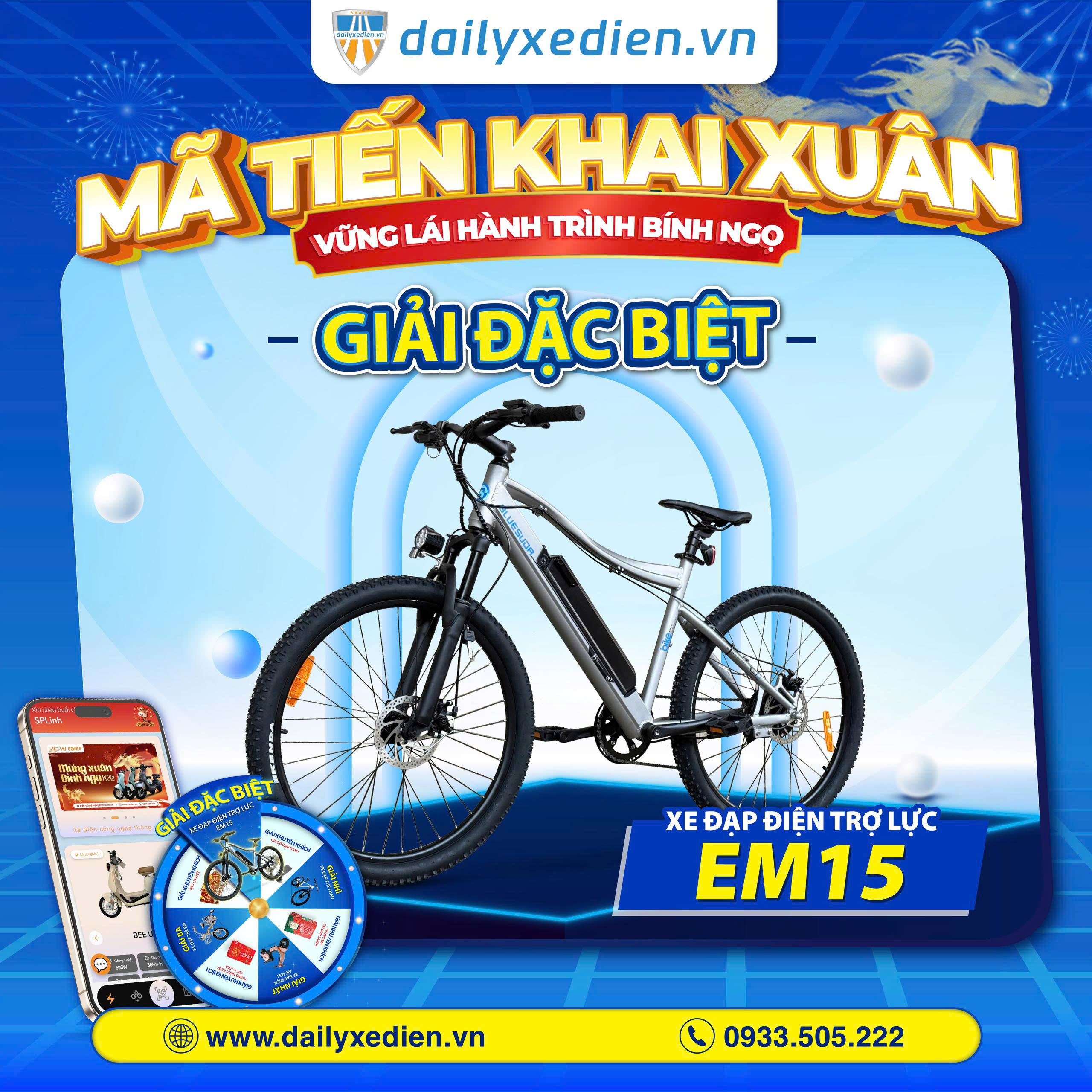 Giải đặt biệt xe đạp trợ lực điện