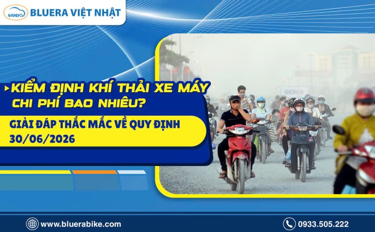 Kiểm Định Khí Thải Xe Máy Chi Phí Bao Nhiêu? Giải Đáp Thắc Mắc Về Quy Định 30/06/2026