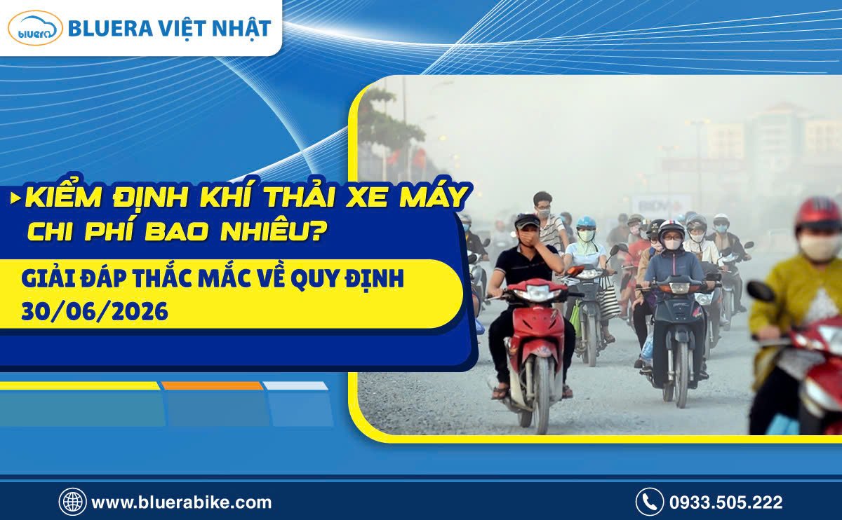 Kiểm Định Khí Thải Xe Máy Chi Phí Bao Nhiêu? Giải Đáp Thắc Mắc Về Quy Định 30/06/2026 1 Kiểm định khí thải xe máy chi phí bao nhiêu? Lộ trình 30/06/2026