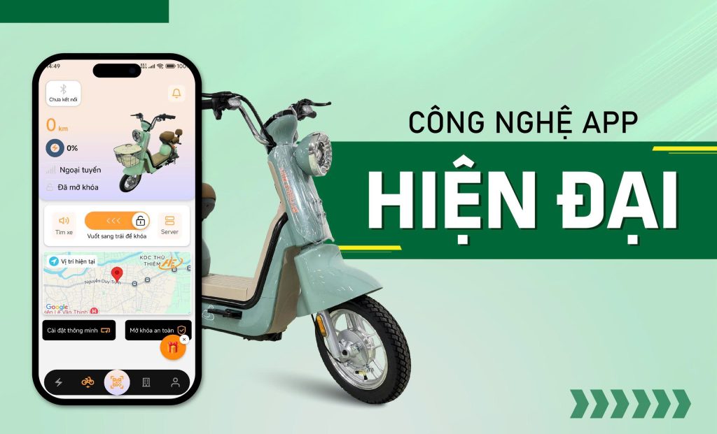 Xe điện Swan AI thông minh