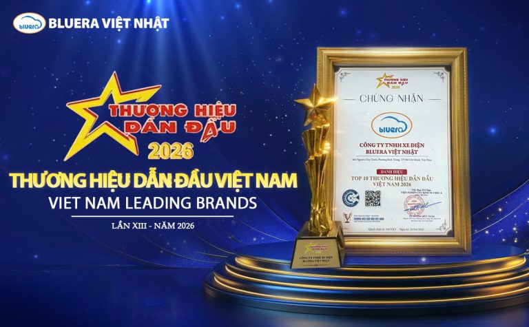 BLUERA VIỆT NHẬT – KHẲNG ĐỊNH VỊ THẾ XE ĐIỆN VIỆT TẠI SỰ KIỆN QUỐC GIA “THƯƠNG HIỆU DẪN ĐẦU VIỆT NAM 2026”