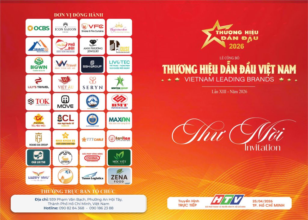 Top 10 thương hiệu dẫn đầu Việt Nam 2026