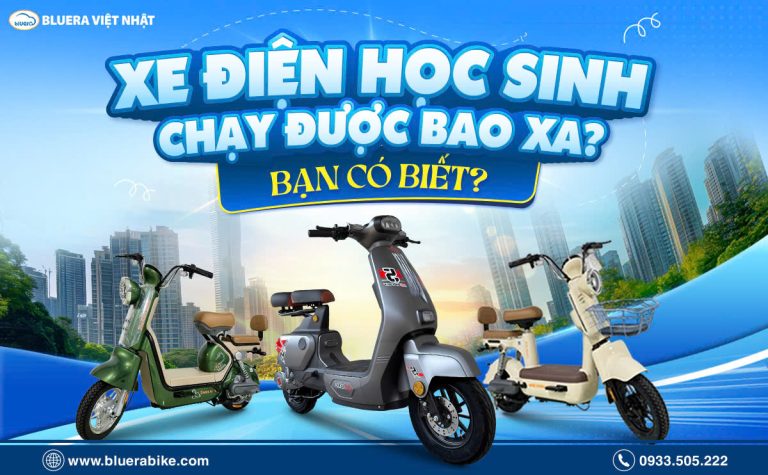[GIẢI ĐÁP] XE ĐIỆN HỌC SINH CHẠY ĐƯỢC BAO NHIÊU KM MỖI LẦN SẠC?