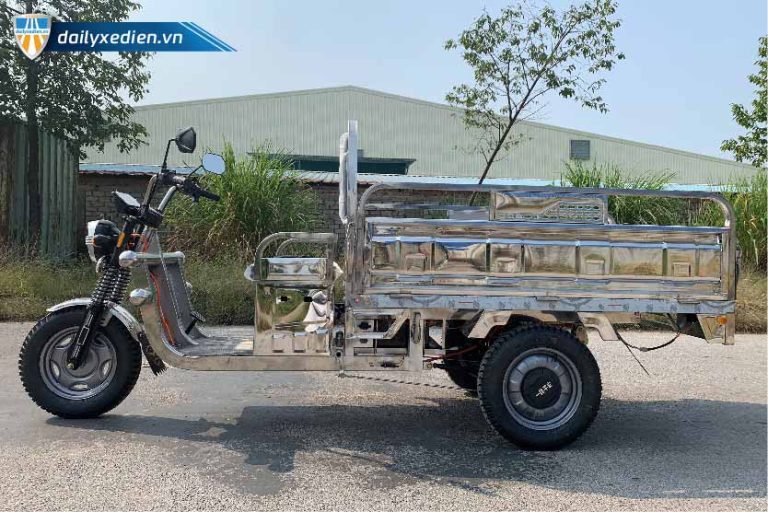 Xe Ba Gác Điện Inox Tải Trọng 700kg - 1 Tấn
