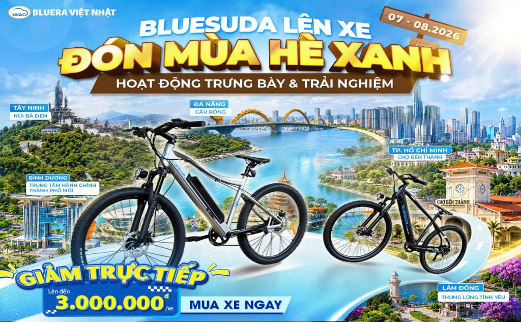Xe Đạp Trợ Lực Bluesuda Chính Thức Khởi Động "Tháng Trải Nghiệm Toàn Quốc"