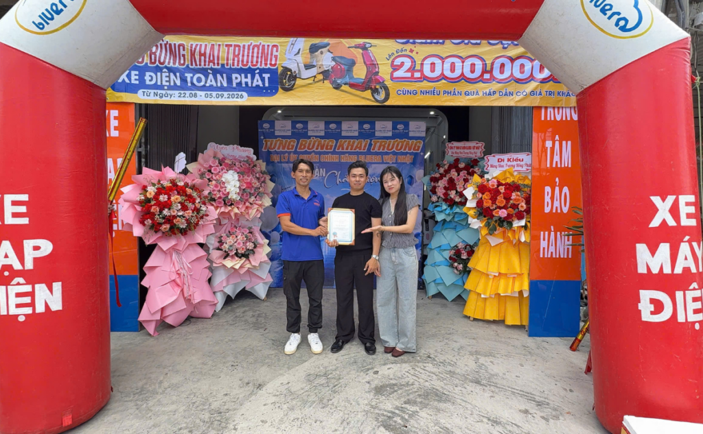 Bluera Việt Nhật Toàn Phát khai trương tại Gia Lai