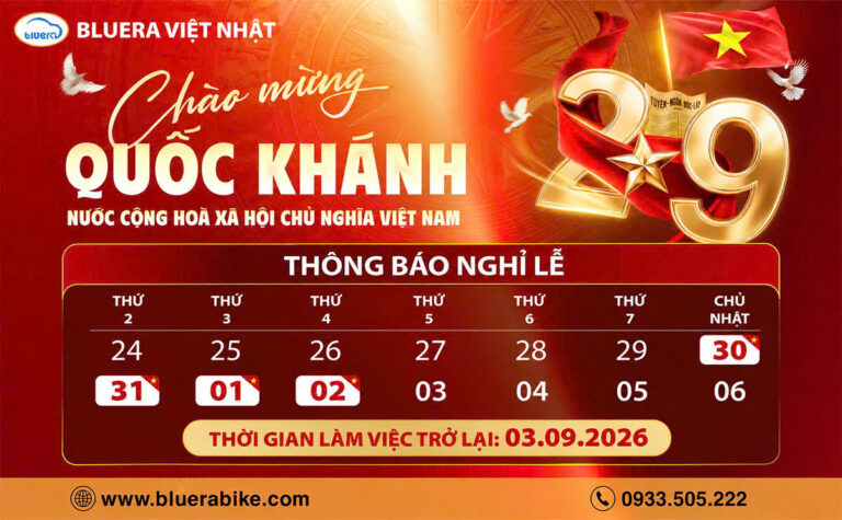 [THÔNG BÁO] LỊCH NGHỈ LỄ QUỐC KHÁNH 02.09.2026 – BLUERA VIỆT NHẬT