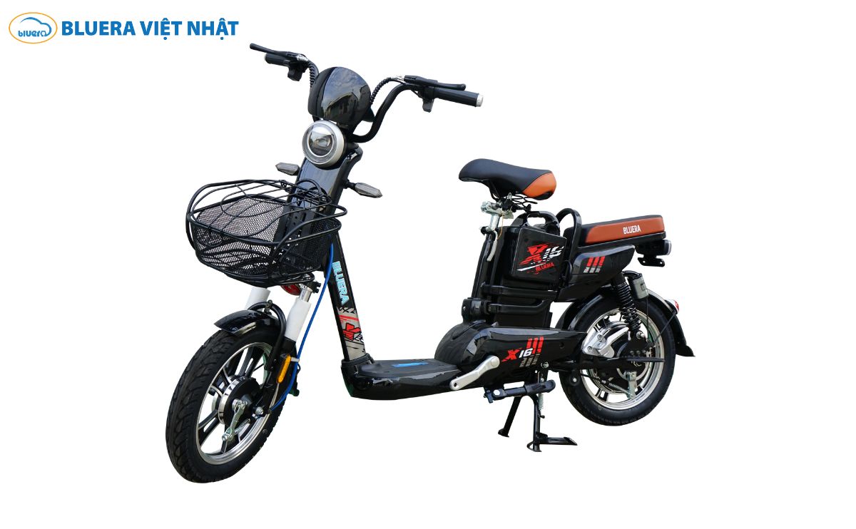 Xe đạp điện Bluera Fast 10 thiết kế hai yên rộng, thoải mái