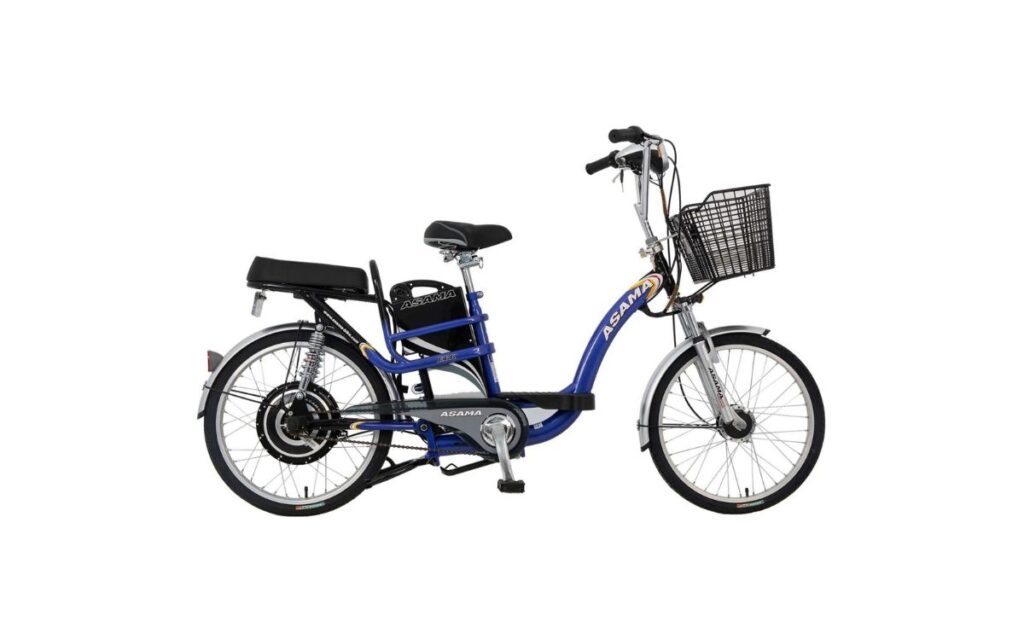 Xe đạp điện Asama EBK gọn nhẹ, thanh lịch, có bàn đạp trợ lực