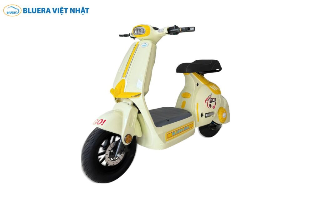 5 Mẫu Xe Đạp Điện Màu Vàng Nổi Bật, Đáng Mua Nhất 2026 3 Bluera BL8 bản vàng sự cân bằng giữa vẻ ngoài chắc chắn và tông màu sáng