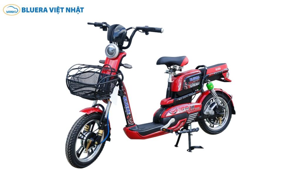 Top 5 Mẫu Xe Đạp Điện Màu Đỏ Đẹp, Bền Màu, Đáng Mua Năm 2026 4 Xe đạp điện Bluera Fast 10 màu đỏ tươi sáng trẻ trung