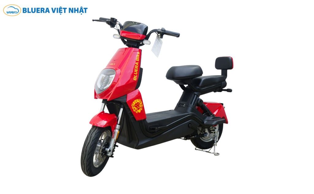 Top 5 Mẫu Xe Đạp Điện Màu Đỏ Đẹp, Bền Màu, Đáng Mua Năm 2026 1 Xe đạp điện Bluera Lion S màu đỏ đô mạnh mẽ, sang trọng