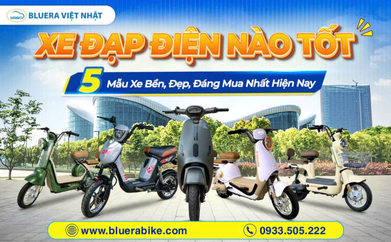 Xe đạp điện nào tốt? 5 mẫu xe bền, đẹp, đáng mua hiện nay