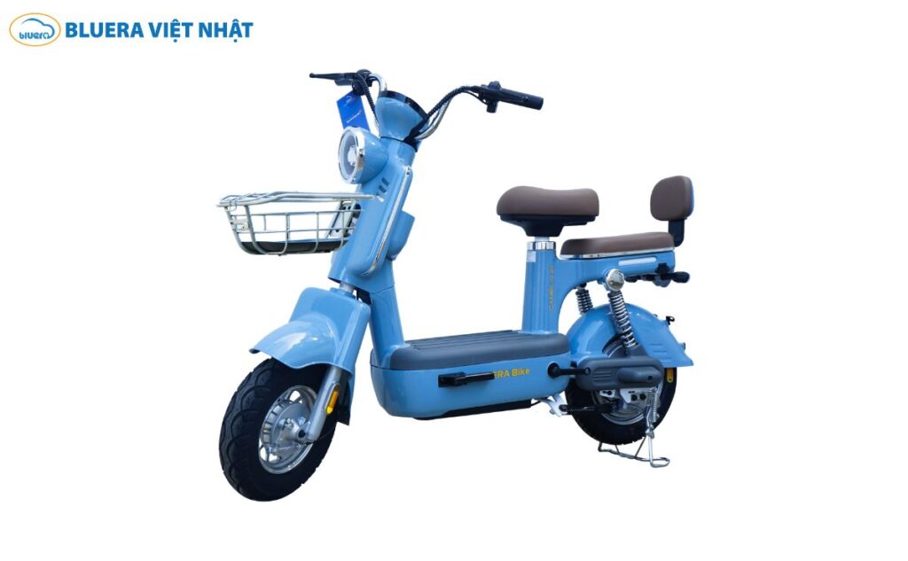 Xe đạp điện xanh dương Bluera Camelo i8 mang vẻ nhẹ nhàng thanh thoát